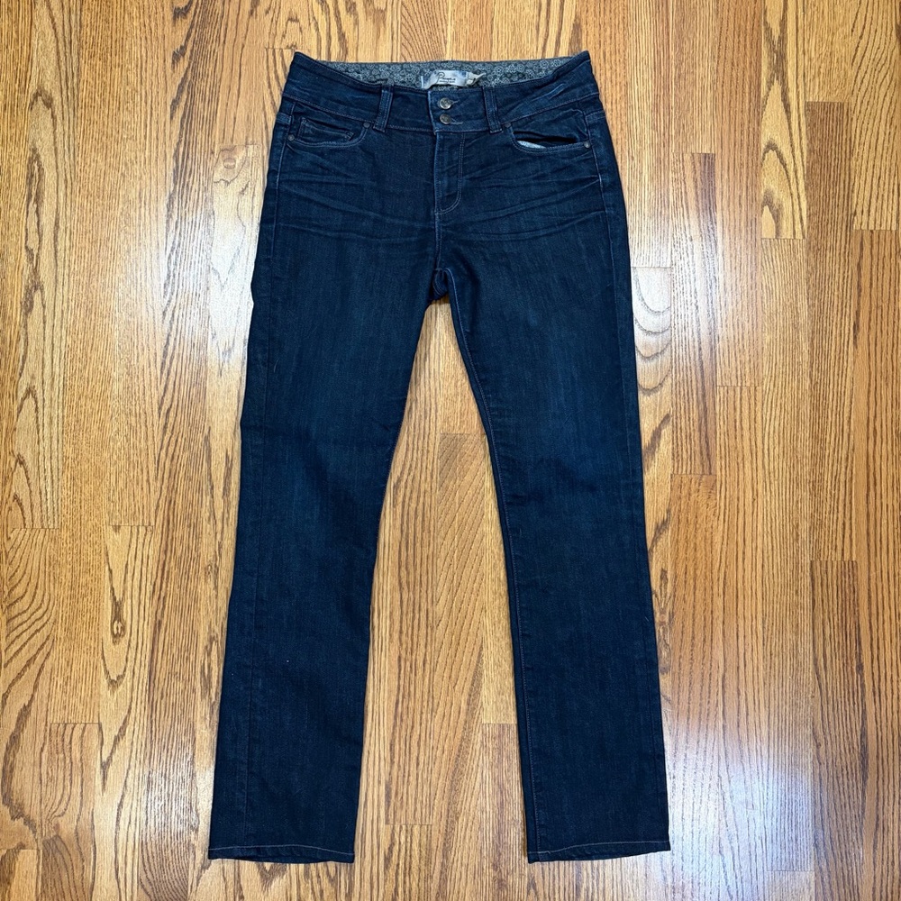 PAIGE "Hidden Hills" Premium Denim Deep Indigo Denim Jeans (29)